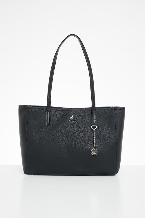Lyon medium tote - black