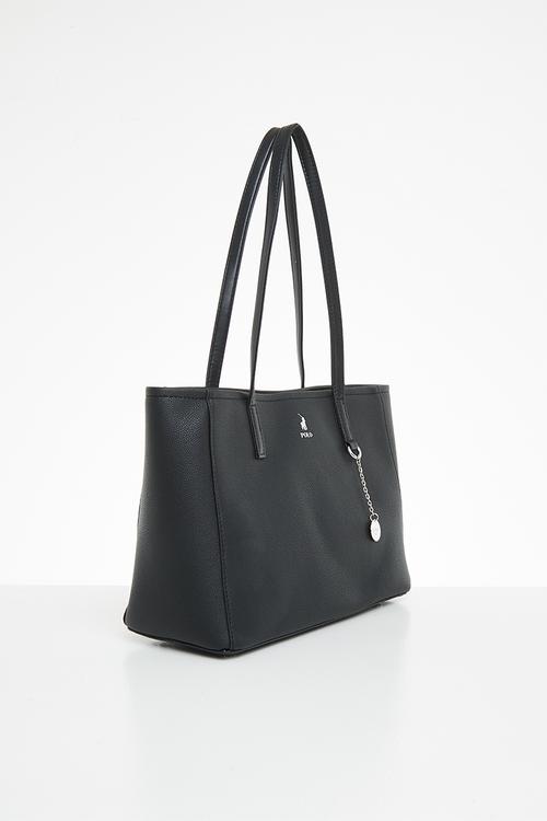 Lyon medium tote - black