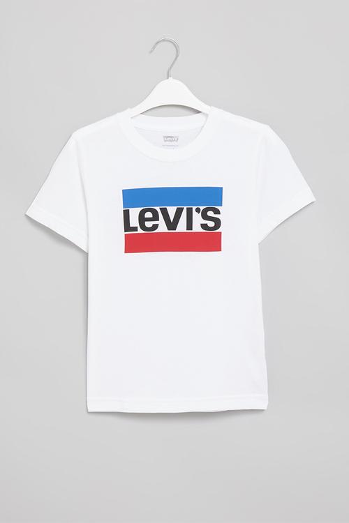 Levi boys graphic tee - white