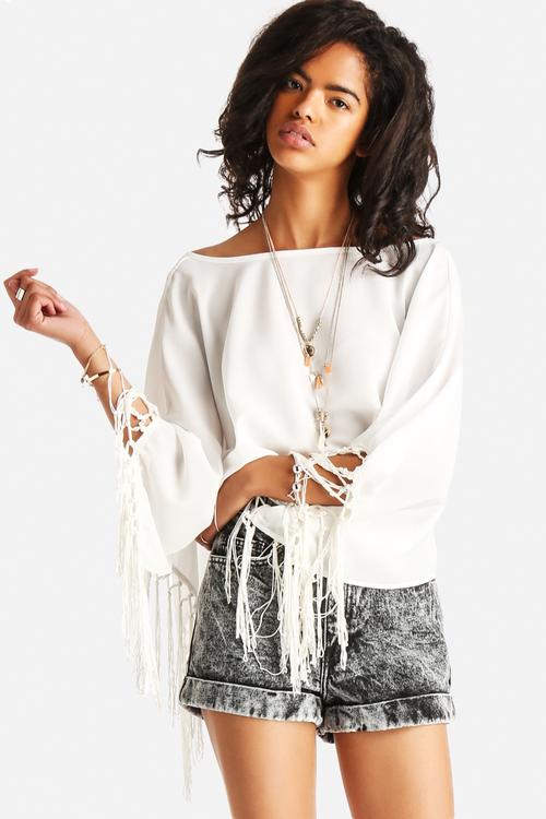 Western Sheer Poncho
