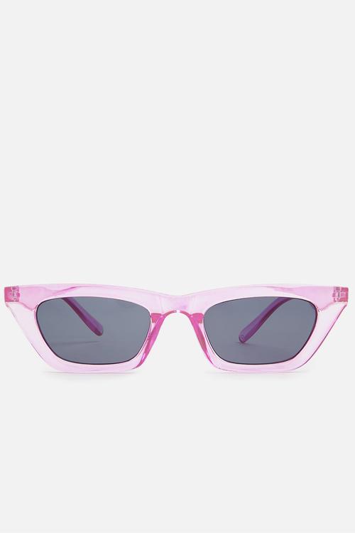 Rectangular sunglasses - pink