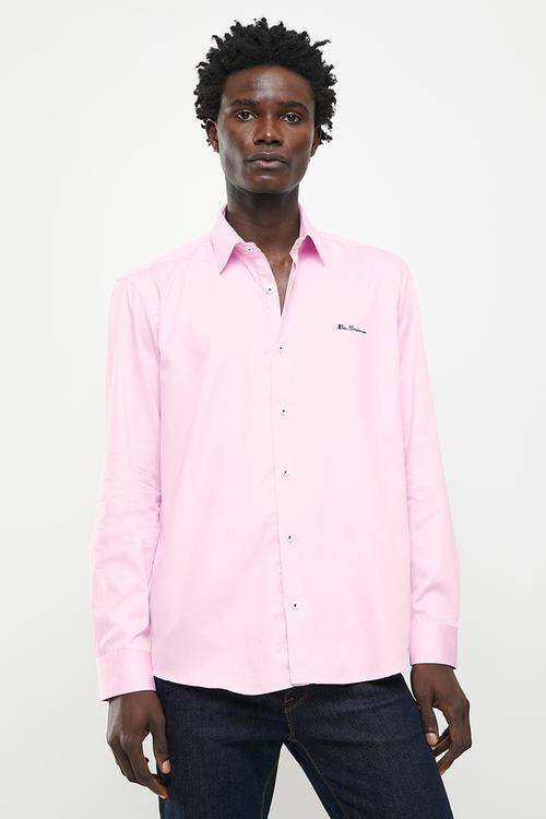 Slim ben shirt - pink