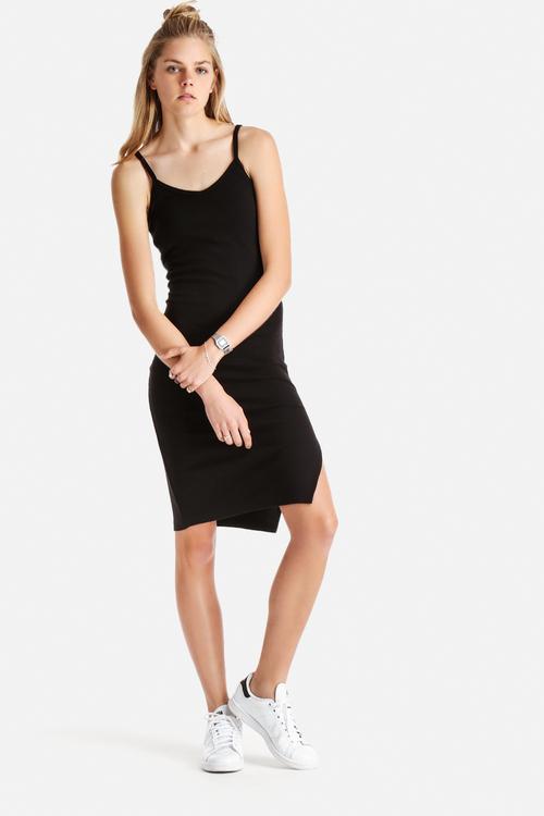Wharfie Split Midi Dress