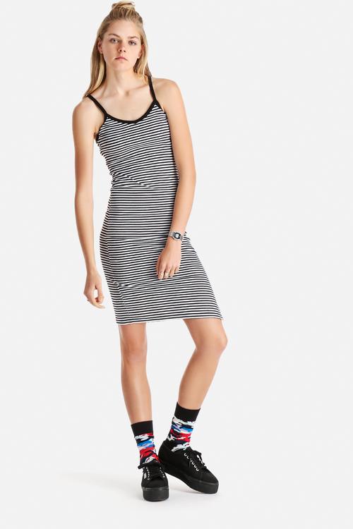 Wharfie Split Midi Dress