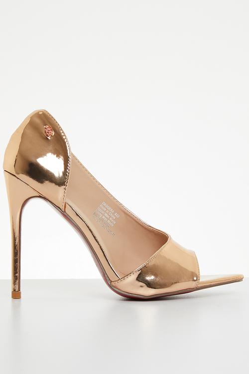 Dagger4 barely there stiletto heel - rose gold