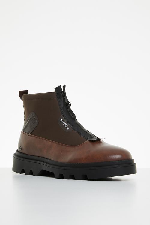 Vinchey 9 leather lycra - choc