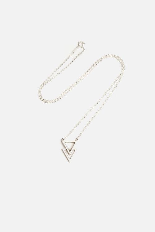 Double Triangle Pendant