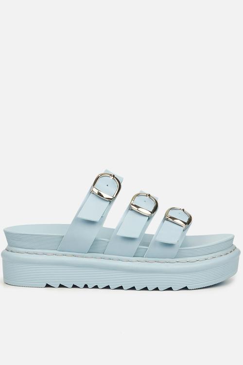 Rouge 2 chunky flatform slide - blue