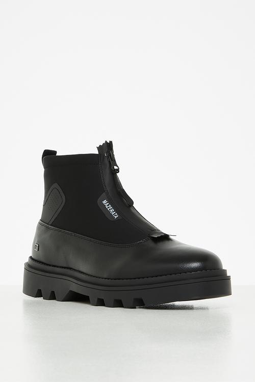 Vinchey 9 leather lycra - black
