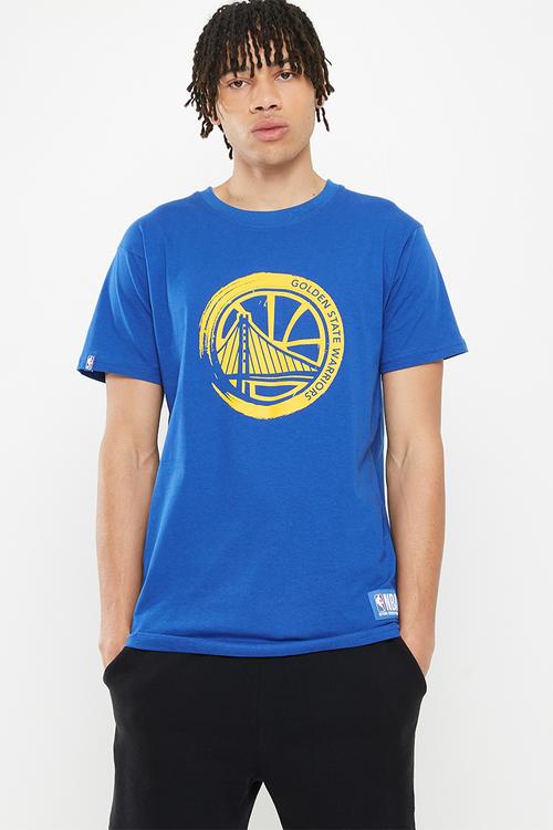 Golden State Warriors core badge print tee - blue