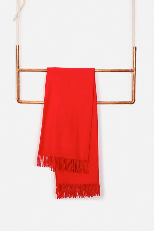 Exotic Poppy Red Throw