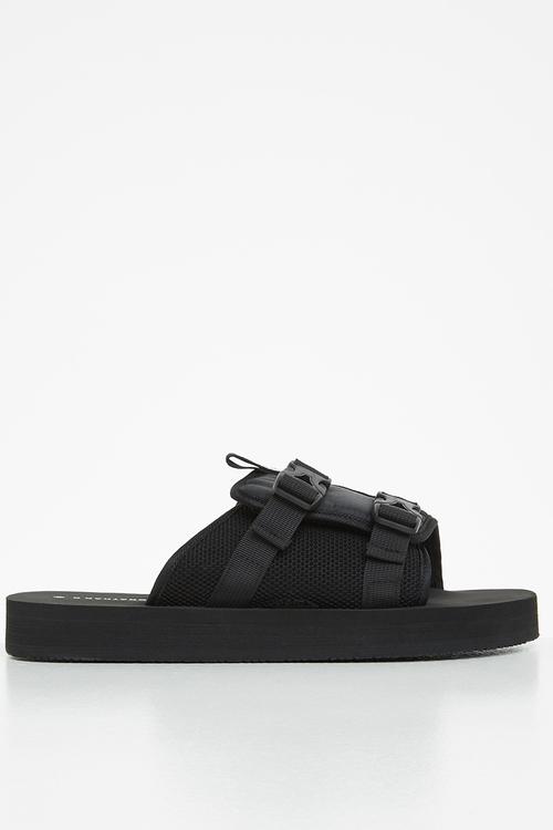 Jack Nylon & Mesh Sandal - Black