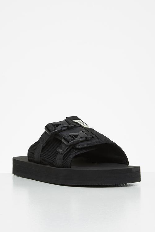 Jack Nylon & Mesh Sandal - Black