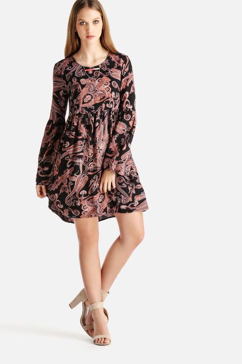 Lu Paisley Short Dress 