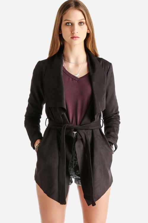 Amy Faux Suede Jacket