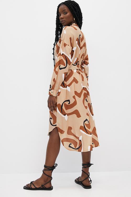 Lulama Wolf shirt dress - Emini