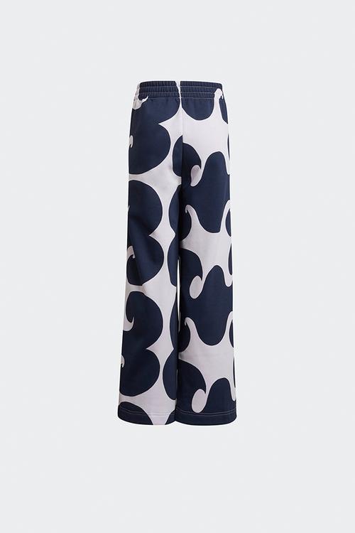 Girls Marimeko pant - purple tint & collegiate navy