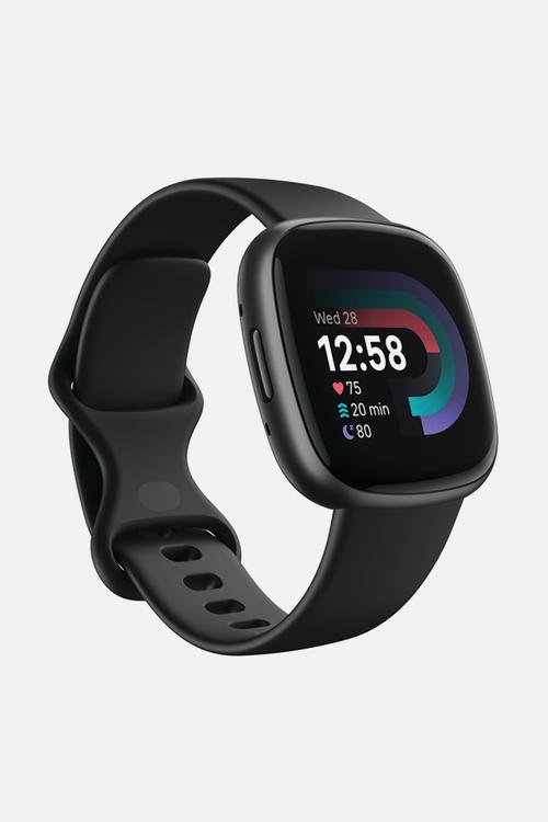 Versa 4 fitness smartwatch black graphite