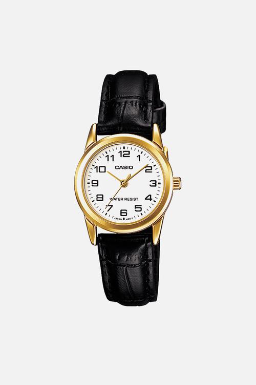 Analog blk leather - blk