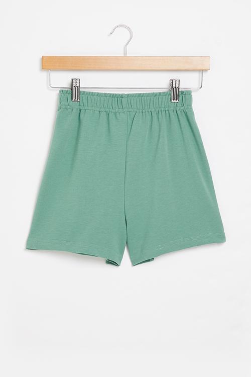 Fleece short - green