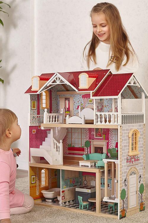 Country estate doll house - furnished