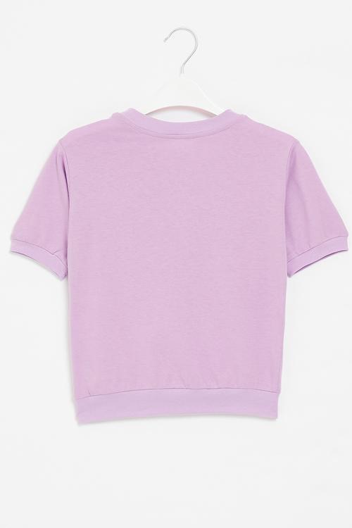 Styled tee - lilac
