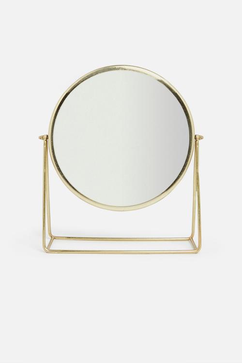 Tabletop mirror - gold