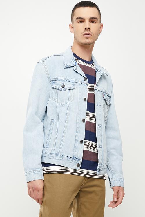 The trucker jacket - blue