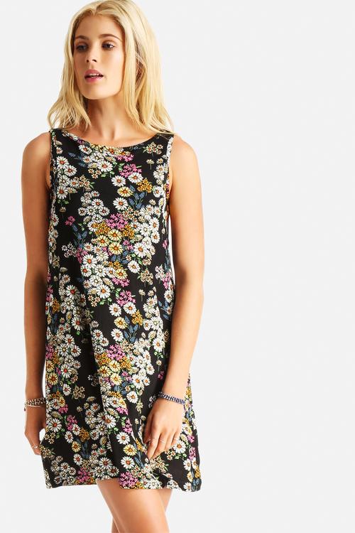 Poppy Paradise Jersey Swing Dress