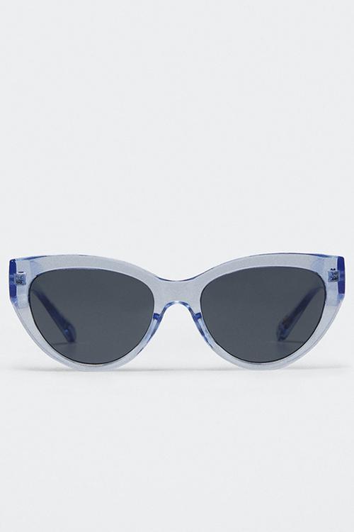 Acetate frame sunglasses - blue