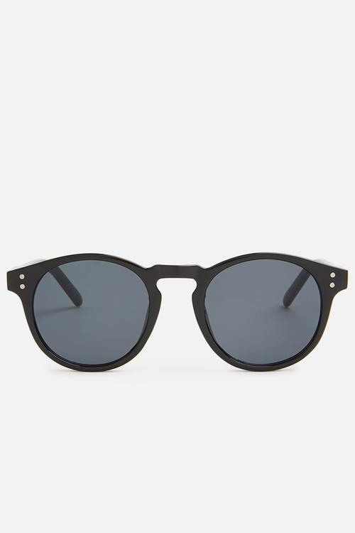 Seth round sunglasses - black
