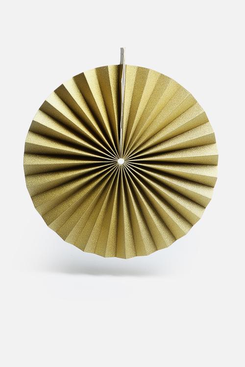 Gold Fan Decorations