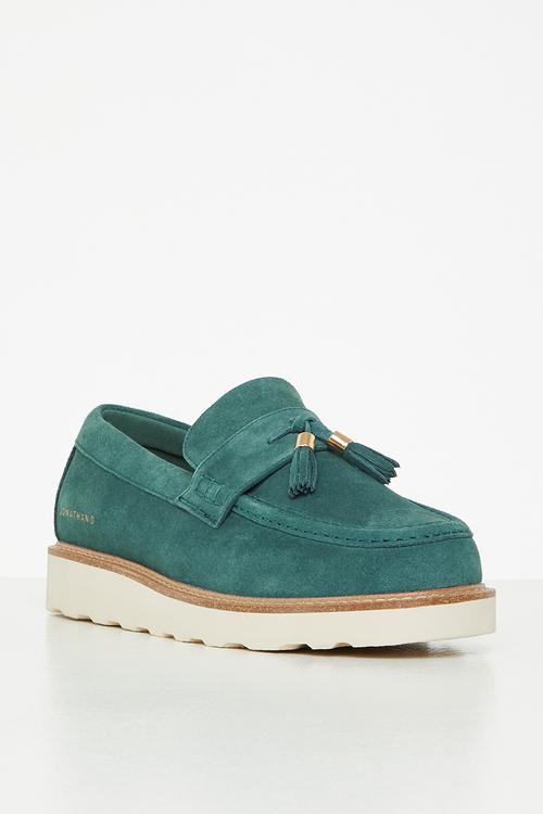 J Scout genuine suede loafer - teal