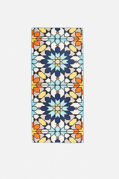 Mosaic Tile Printed Runner