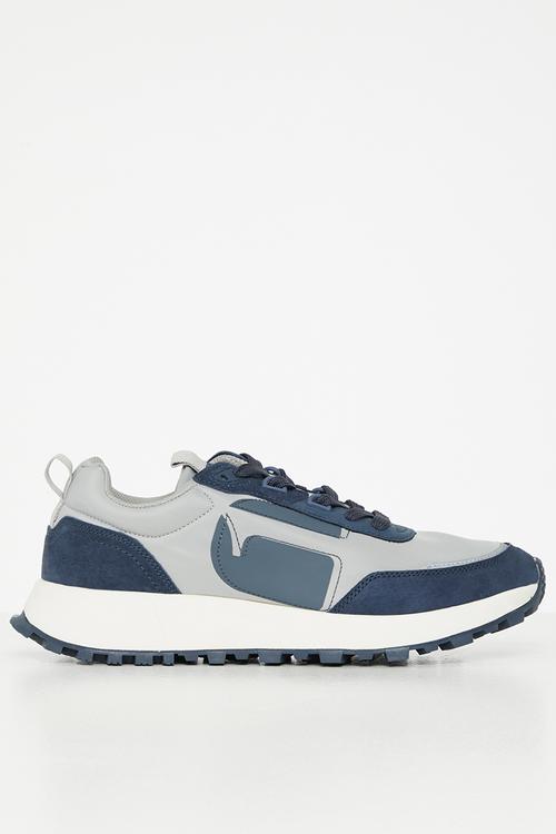 Theq run lgo nyl w - navy & grey 