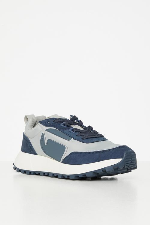 Theq run lgo nyl w - navy & grey 