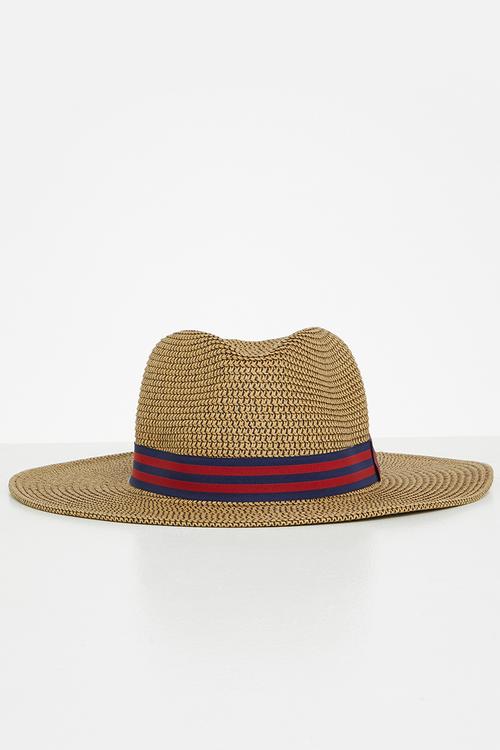 Yaseen fedora hat - tan