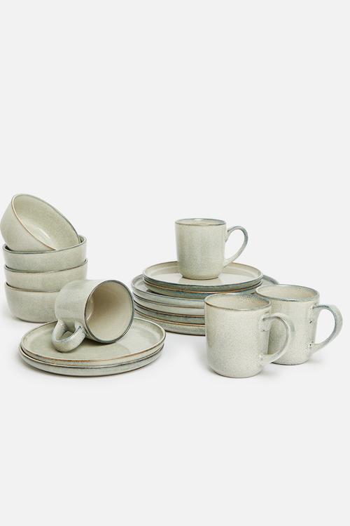 Dinner set 16 pieces - grey