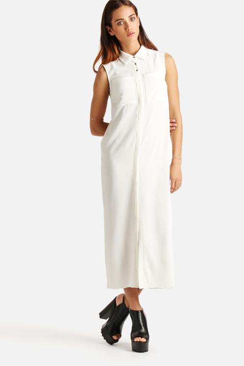 Etla Long Shirt Dress