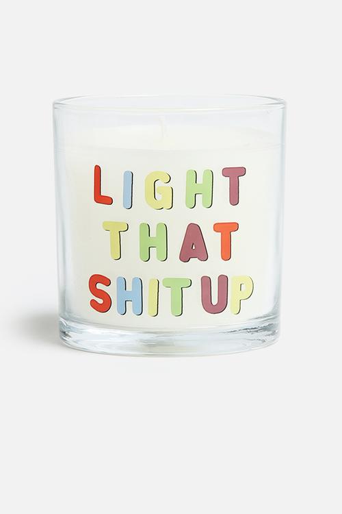 Light That Shit Up Candle