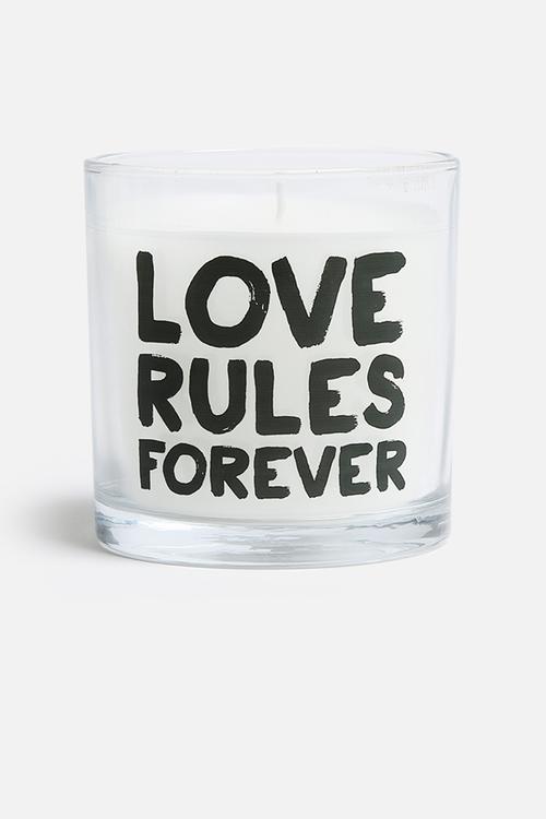 Love Rules Candle