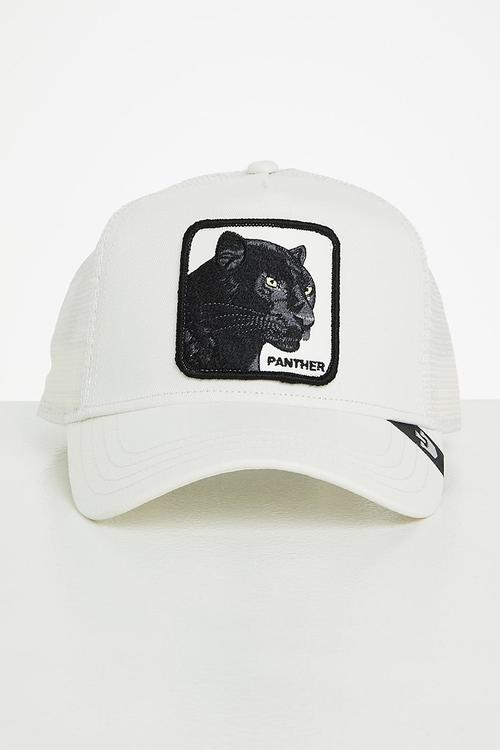 Panther trucker - white