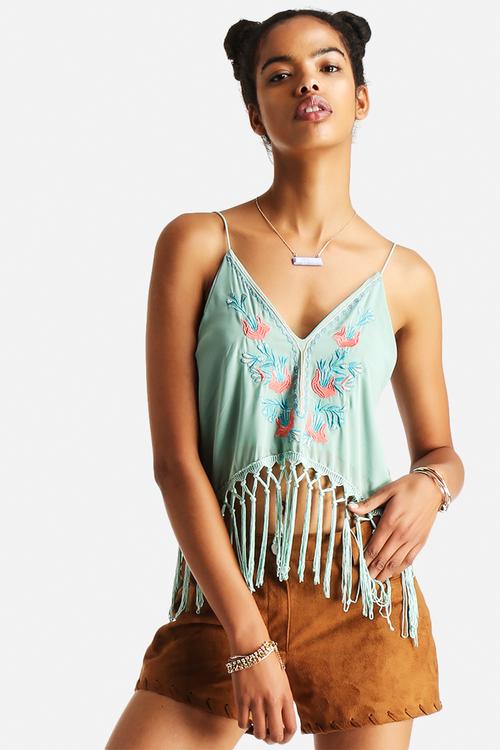 Helena Boho Tassel Crop