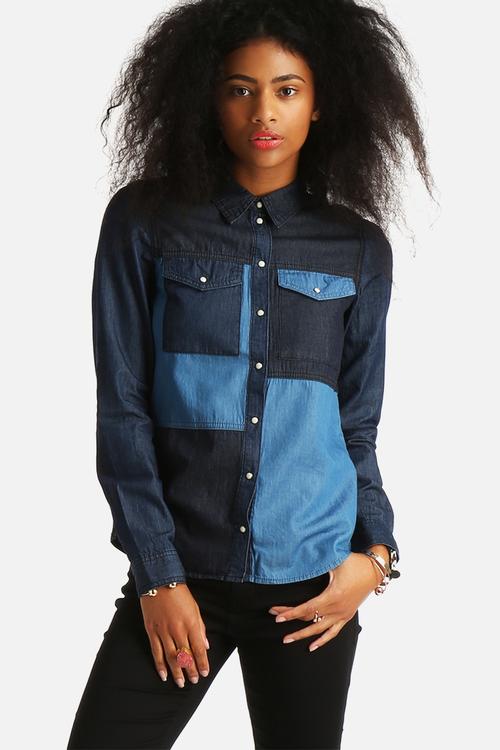 Melissa Denim Patch Shirt