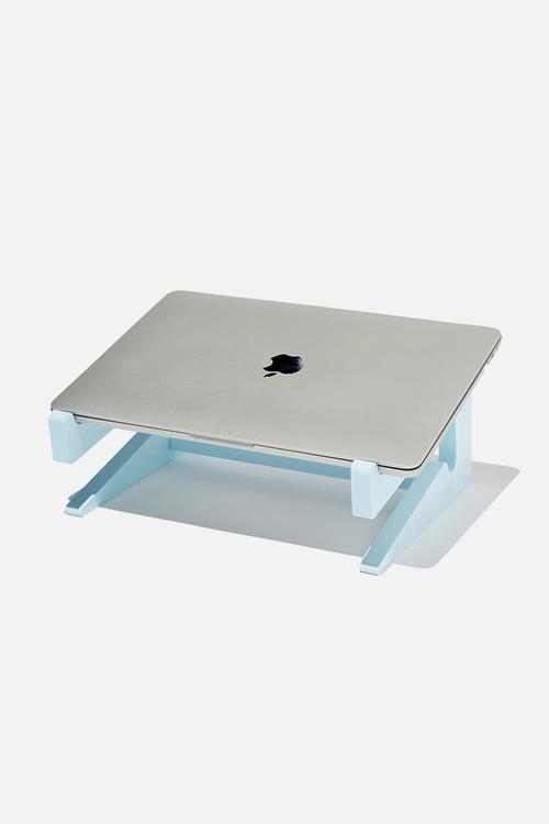Collapsible laptop stand - arctic blue