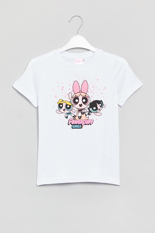 Character printed tee - white