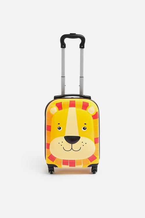 Lion luggage bag - orange