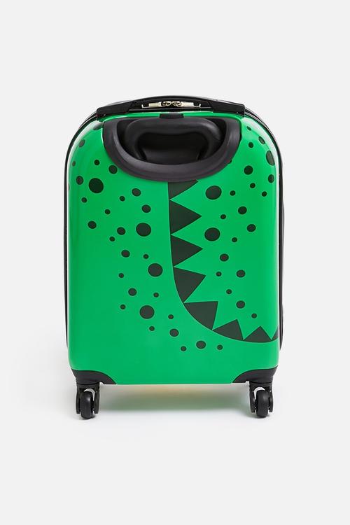 Dino luggage bag - green