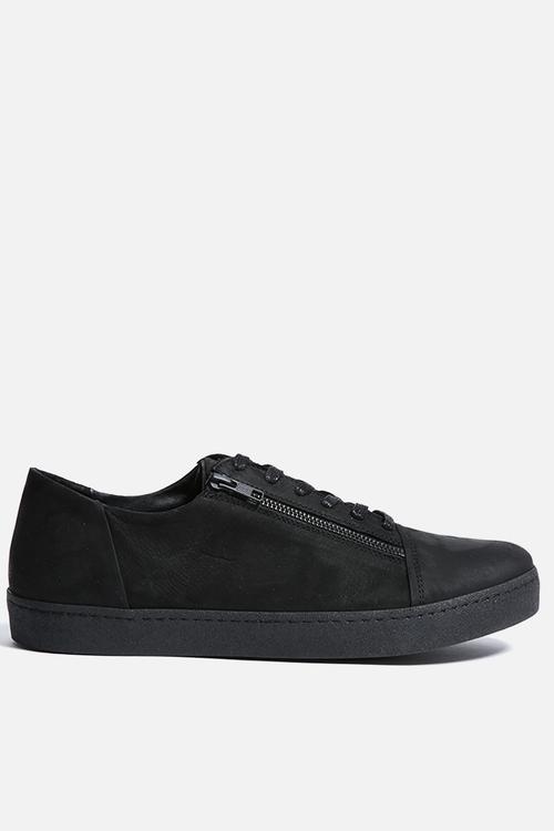 Eddie Leather Zip Low