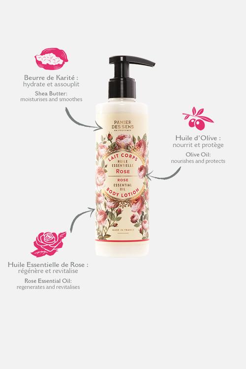 Rejuvenating rose body lotion